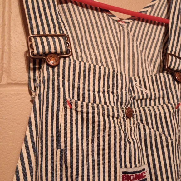 🦄Retails 200$ Vintage 1980 Big MacMen's Striped Corduroy Overalls